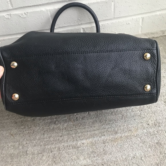 MICHAEL Michael Kors Black Knox Leather Satchel - Picture 8 of 14